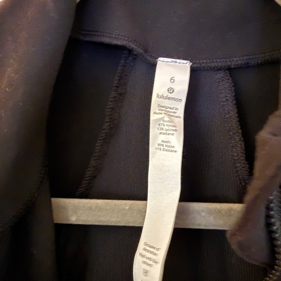 Lululemon Athletica Black Define Jacket Size 6 - Picture 4 of 4